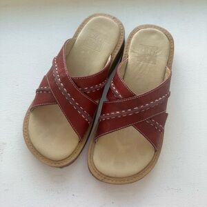 Frye Banana Slide Sandals
